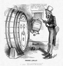 Political cartoon on the Whiskey Ring